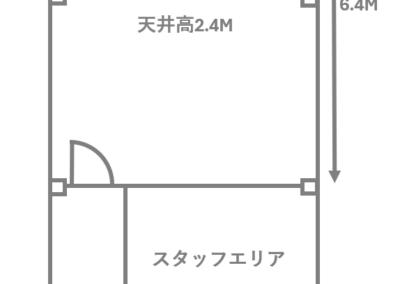 スタジオ平面図